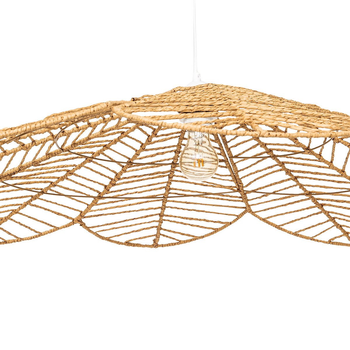 Pendant Light "Folk" Beige, Ø 98 cm Beige