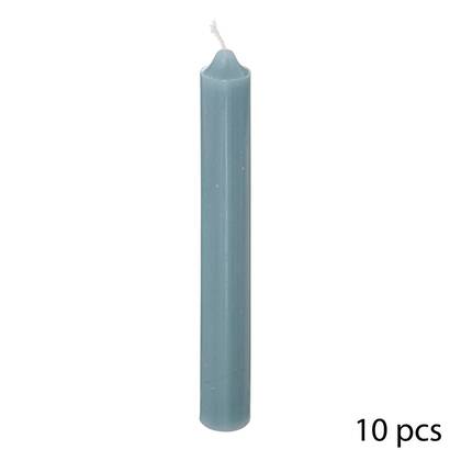 Set of 10 'hugo' stick candles 45g