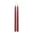 Set of 2 "Hugo" stick candles Red, 70g Red