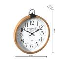 Clock "Yago" D.57 cm Natural wood