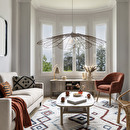 Pendant Light "Folk" Beige, Ø 98 cm Beige