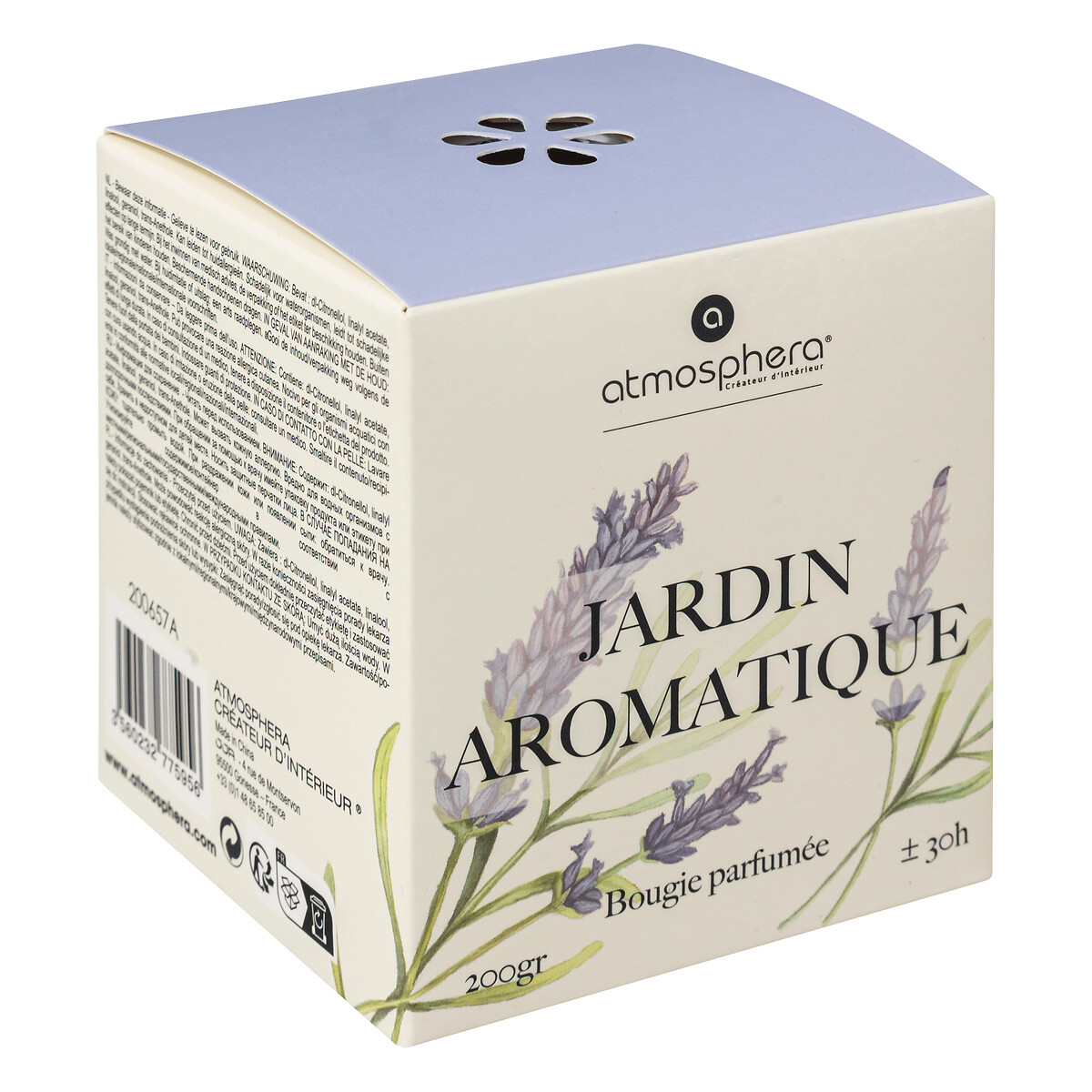 Scented Candle "Oudy" Lavender and chamomile, 200g Lavender and chamomile