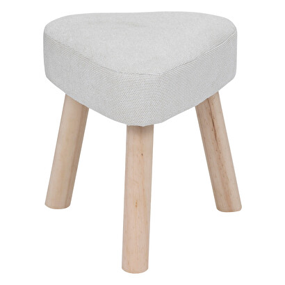 Stool "thena" ivory white