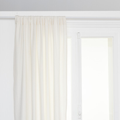 Curtain "widdy" ivory white, 130x260 cm