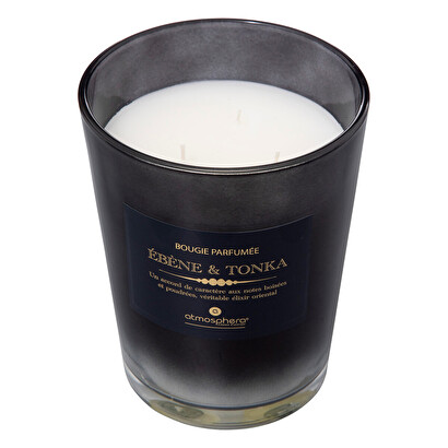 Scented candle "alma" ebony and tonka, 855g