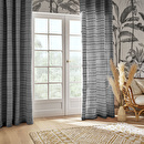 Jacquard Curtain 'Micah' Aegean Blue, 130x260 cm Aegean blue