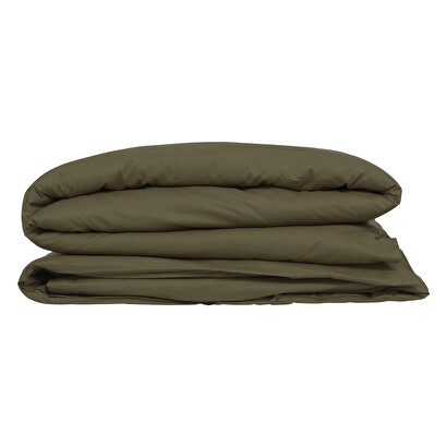 Duvet cover, cotton khaki green, 240x220 cm