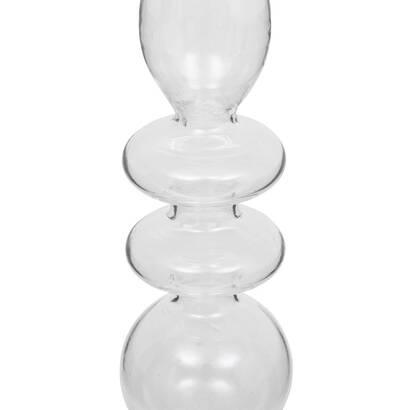 Chandelier, glass transparent, h.22 cm