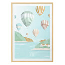 Framed Poster 'Life Claude' 50x70 cm Multicolor 2