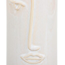 Face vase "Soleya", ceramic White, H.25 cm White