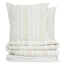 3-piece bedding set "Isao" White/Yellow, 240x220 cm White