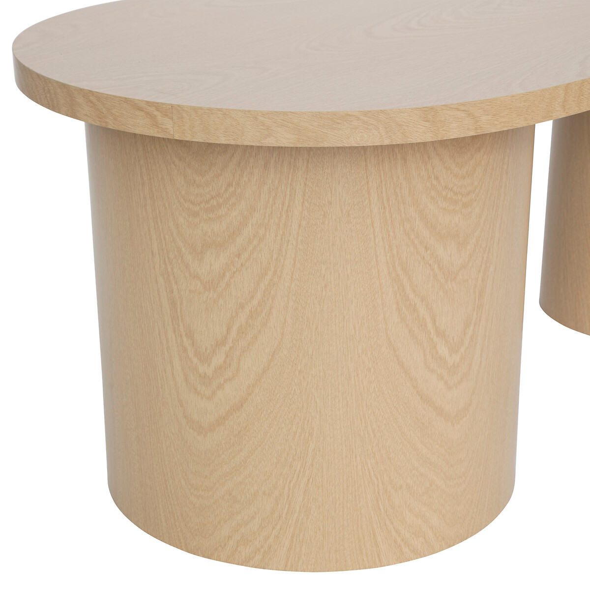 Set of 2 coffee tables "Soleya" L.95/99.5 cm Beige