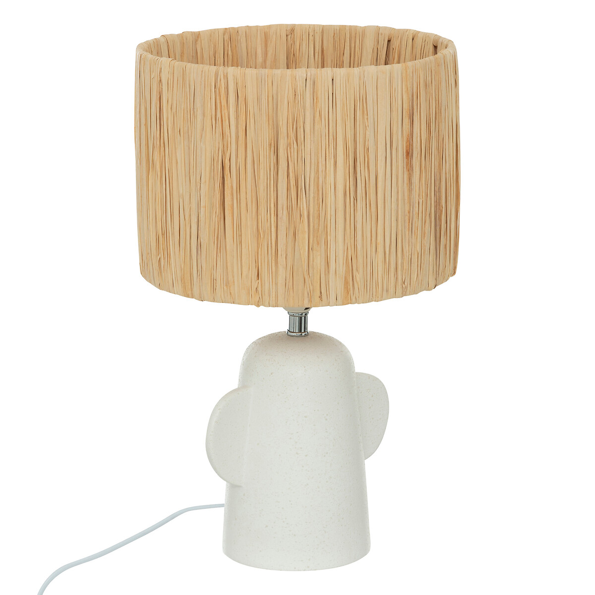 Lamp "Raia" White, H.38 cm White