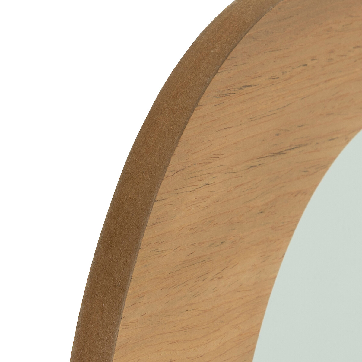 Organic Mirror "Sophie" Wood, 70x40 cm Brown