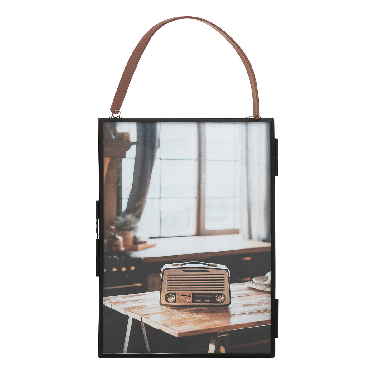 Metal Photo Frame "Donna" Black, 13x18 cm Black