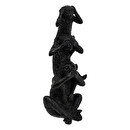 Statue of 3 Monkeys Black, H.24.5 cm Black