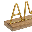 Word to display "The floral" L.25.5 cm Gold