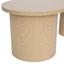 Set of 2 coffee tables "Soleya" L.95/99.5 cm Beige