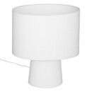 Fabric Lamp "Eira" White, H.45 cm White