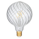 LED Bulb "Striped" D. 12.5 cm Transparent