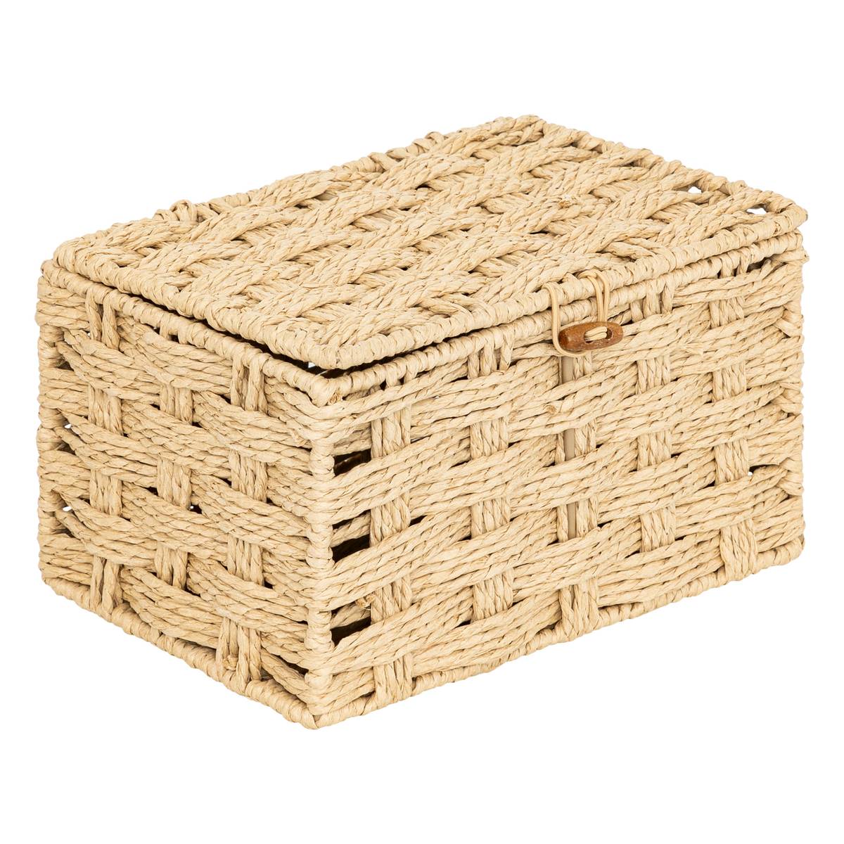 Set of 3 "Elio" Boxes Natural, L.18/22/25 cm Beige