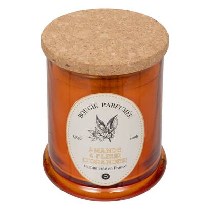 Scented candle "hapo" almond and orange blossom, 150g