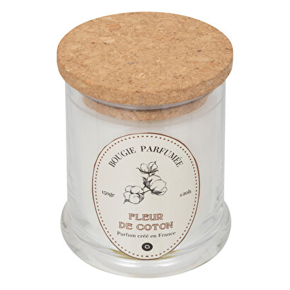 Scented candle "hapo" cotton flower, 150g