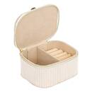 Jewelry Box "Enya" Velvet, Beige, L.11 cm Beige