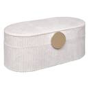 Jewelry Box "Enya" Velvet, Beige, L.25.5 cm Beige