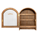 Key Box "Roxie" Wood, 28x22 cm Brown