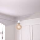Electrical cable for pendant light White metal, L.80 cm White