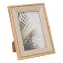 Photo Frame "Zera" Beige fabric, 10x15 cm Linen beige