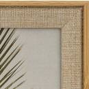 Photo Frame "Zera" Beige fabric, 10x15 cm Linen beige