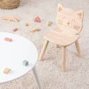 Children's Chair Cat "Pia" Brown Brown