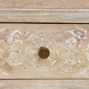 Console with 2 drawers "Shirel" Mango wood, L.120 cm Brown