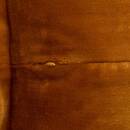 Flannel Cushion "Cuddly" Beige linen, 45x45 cm Mustard yellow