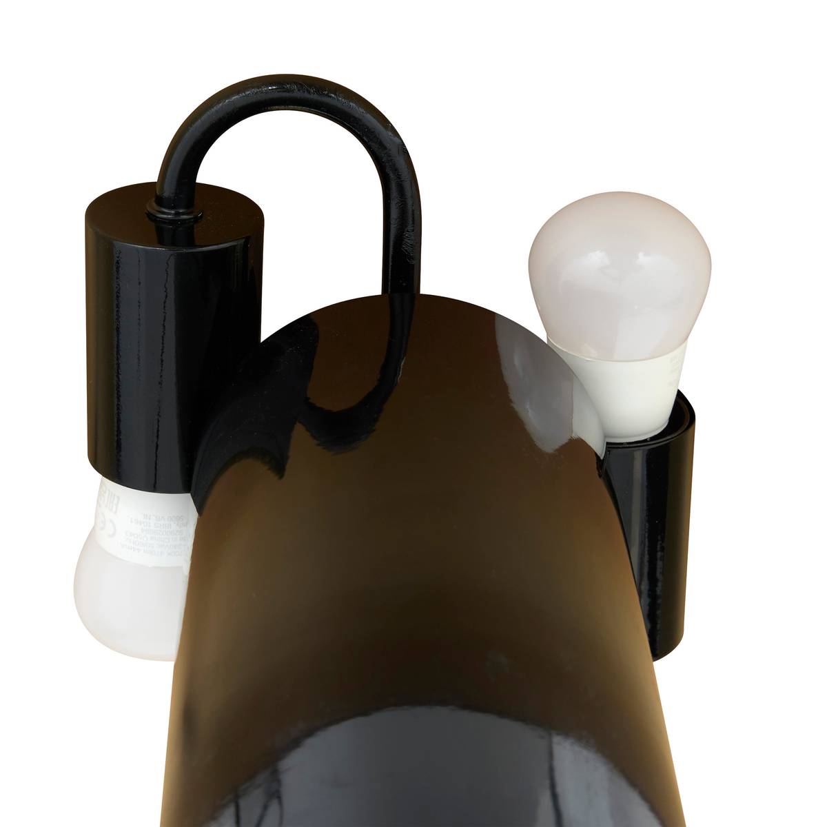 Cylindrical Lamp "Jody" Glass, Amber, H.37 cm Amber