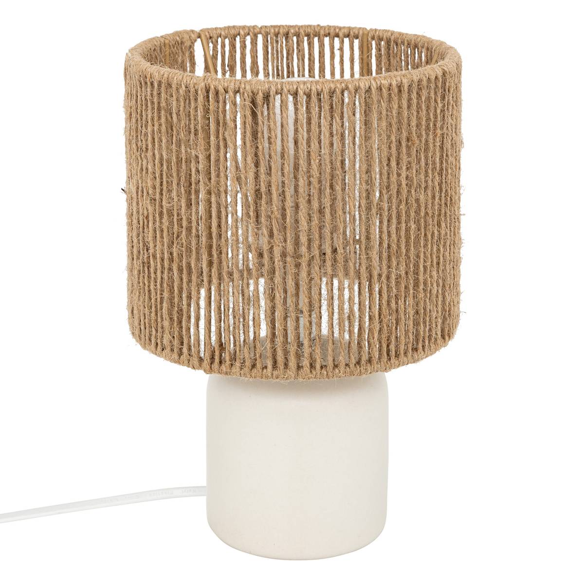 Table Lamp "Koby" White, H.24 cm White