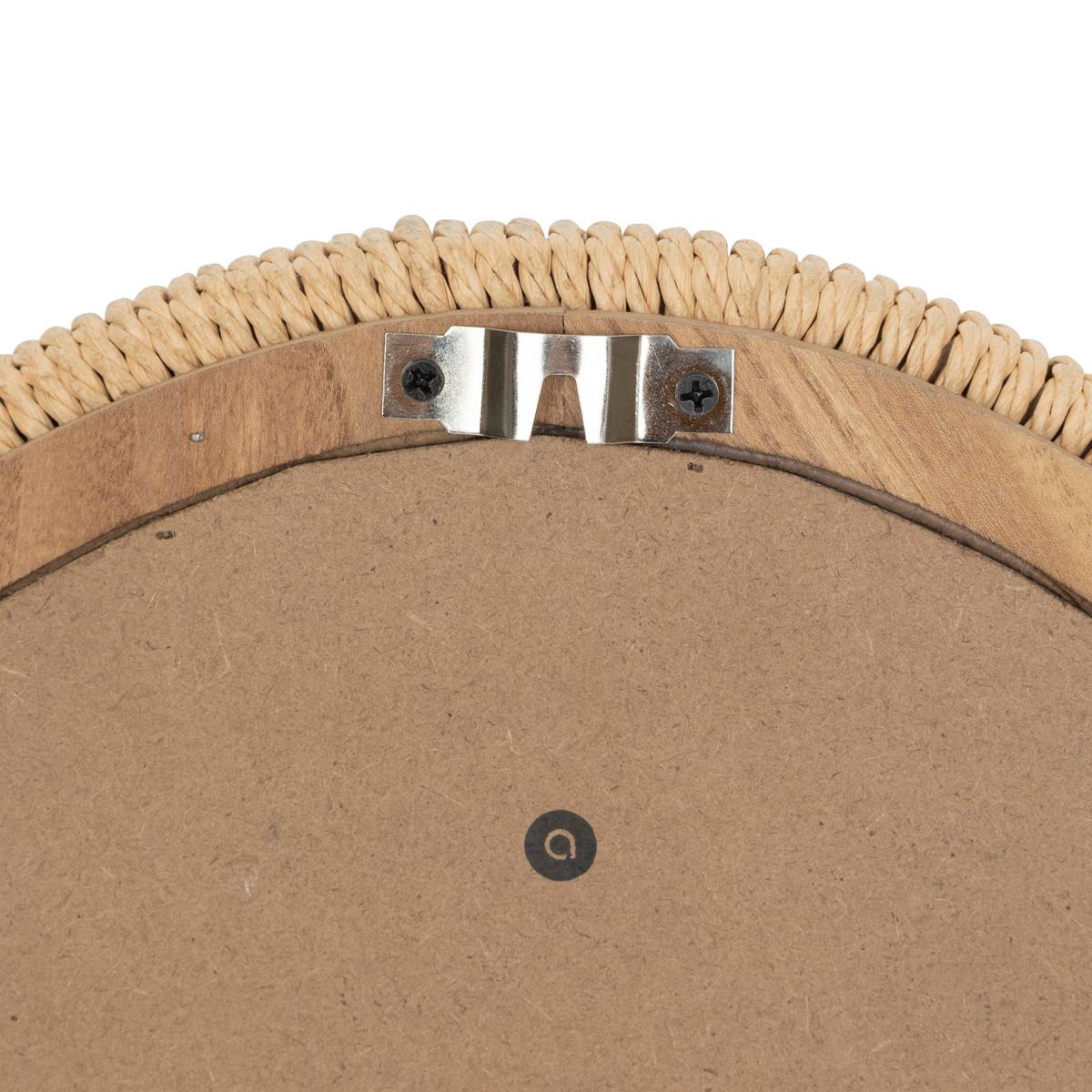 Organic Rope Mirror "Laia" Beige, H.114 cm Beige