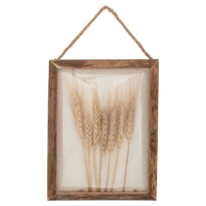 Wall decor wheat "jonas" wood, 20x25 cm