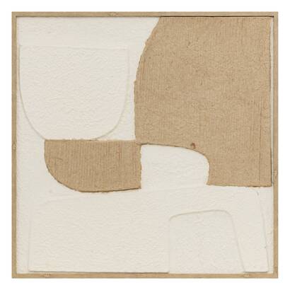 3d wall decor "amari" beige, 70x70 cm