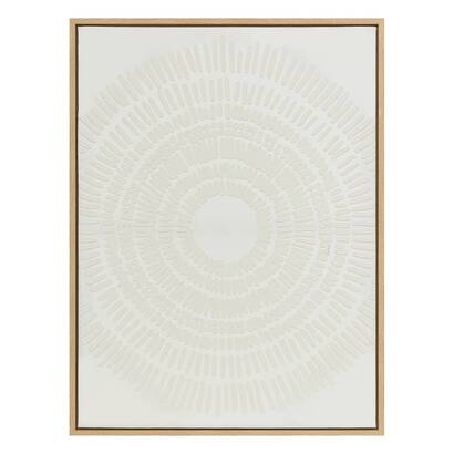 3d wall decor 'kaya' white, 60x80 cm