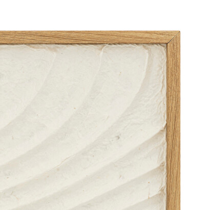 3d wall decor "hateya" white, 80x80 cm