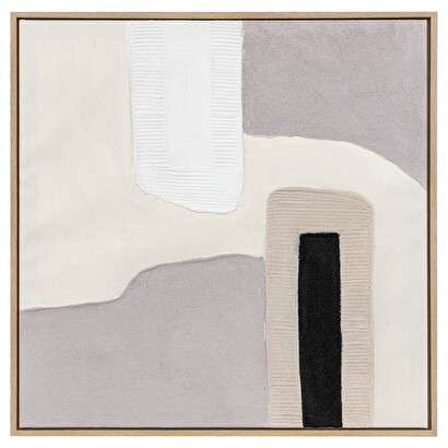 3d wall decor "laurenz" white and purple, 80x80 cm