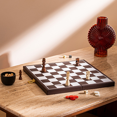 Backgammon chess game "jule" 40x5 cm