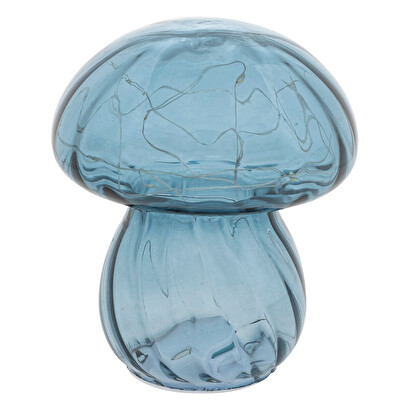 Led table lamp "malu" blue, h.15 cm