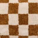Checkered Cushion "Itha" Ochre yellow, 38x58 cm Ochre