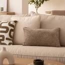 Boucle Cushion "Soana" Ivory white, 45x45 cm Ivory white