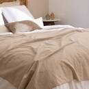 Boucle Cushion "Soana" Beige linen, 30x50 cm Linen beige