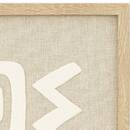3D Wall Decor "Petra" Linen canvas, Beige, 40x50 cm Beige